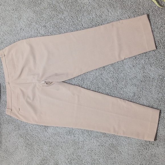 DKNY Beige Tan women's Dress Pants Slacks Straight Leg Ankle Size 12P Petite - Picture 11 of 13